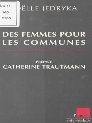 cover image of Des femmes pour les communes